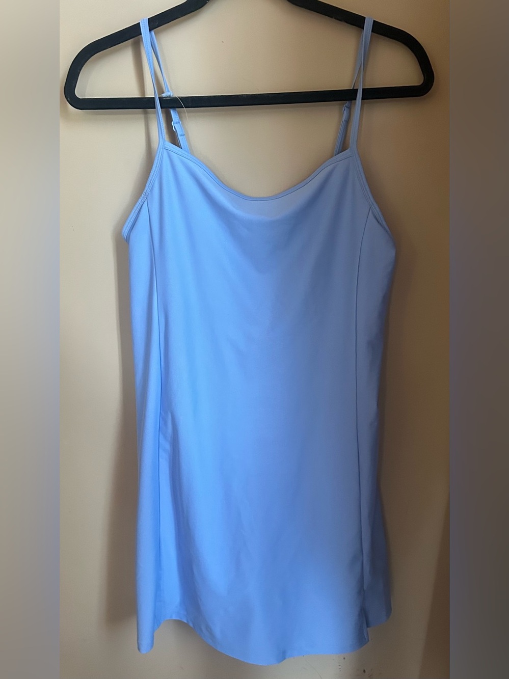Old Navy Light Blue Spaghetti Strap Athletic Dress